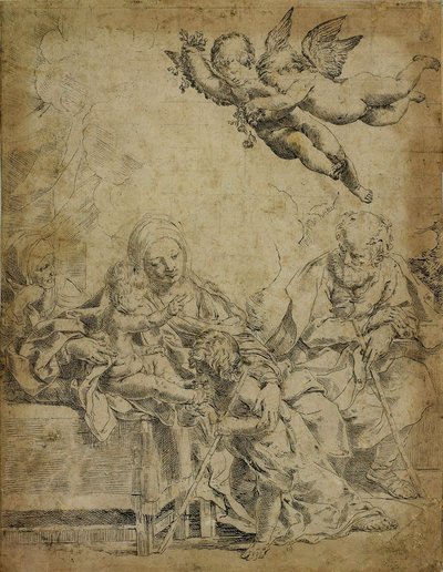 Holy Family by Guido Reni